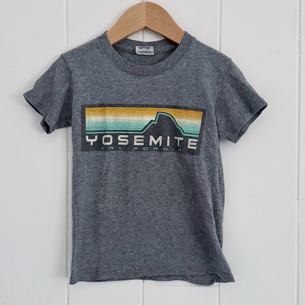 Boys’ Gray Yosemite National Park Shirt - Size XS/4